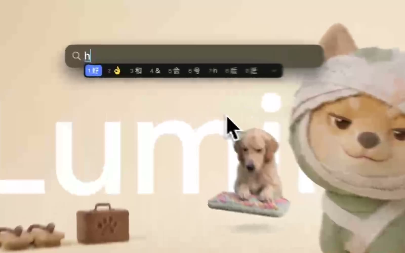 LumiPet 键盘跟随功能展示